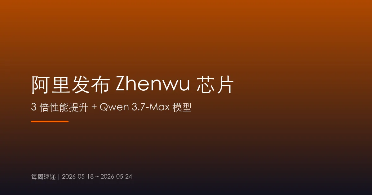 阿里发布 Zhenwu 芯片