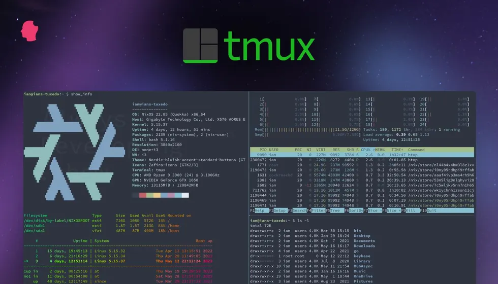 tmux 使用技巧与配置